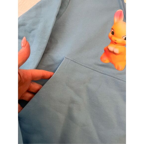 Sandro Rabbit Bunny Print Hoodie NEW NWT - Picture 7 of 9